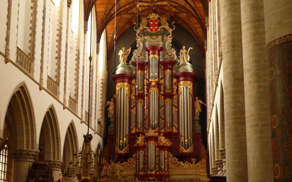 Het Müllerorgel van de St.-Bavo in Haarlem. Foto RD