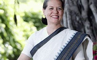 Sonia Gandhi, de Italiaanse vrouw van de in 1991 vermoorde voormalige premier Rajiv Gandhi