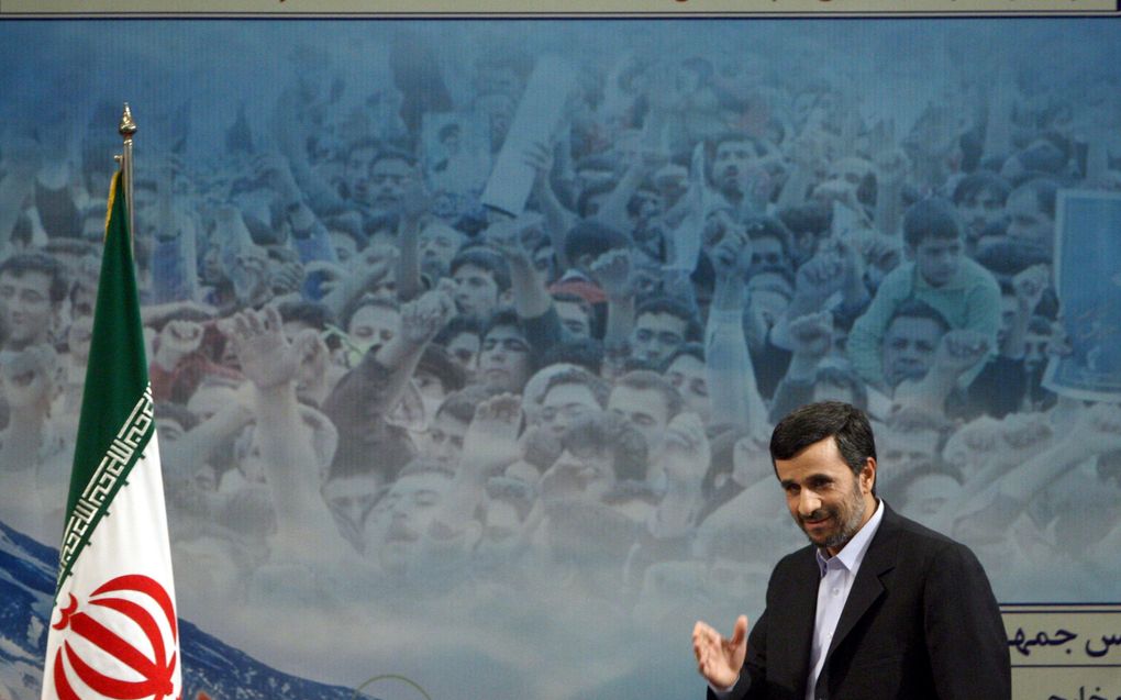 De Iraanse president Ahmadinejad. Foto EPA