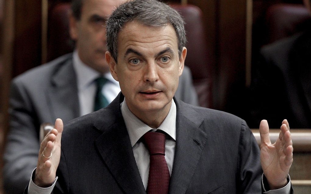 De Spaanse premier José Luis Zapatero. Foto EPA