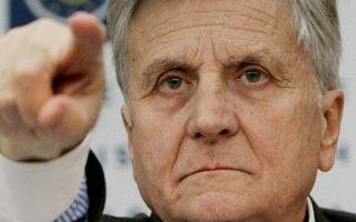 TRICHET ...brutale waardestijging... Foto EPA