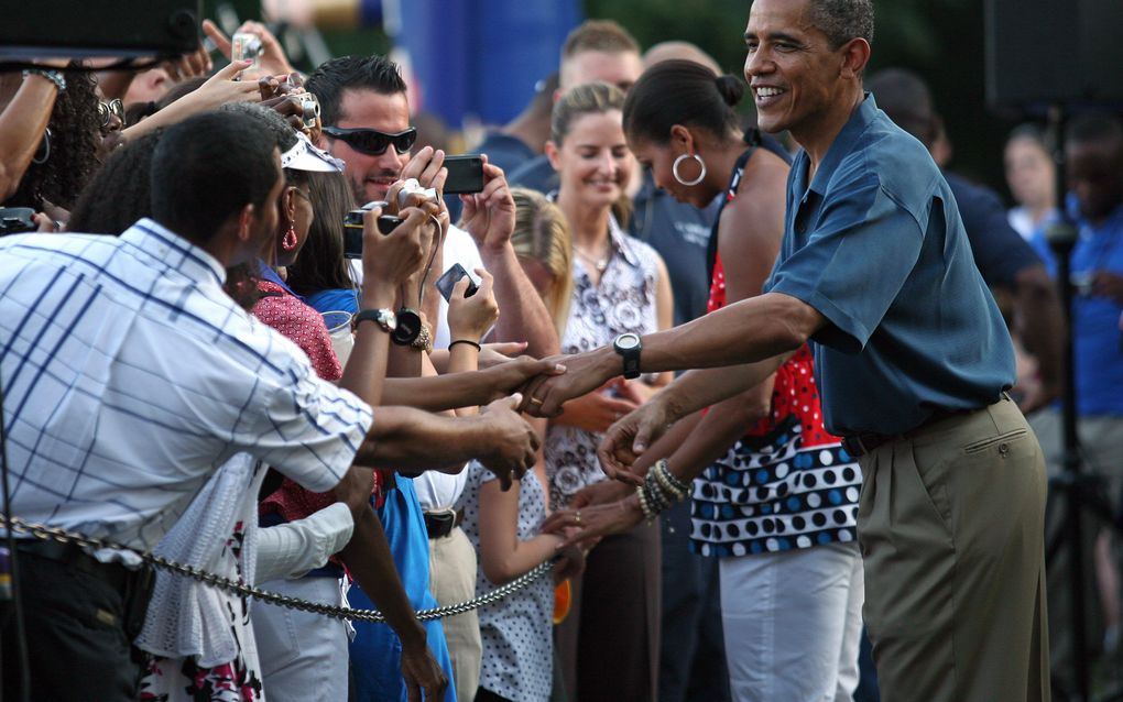 Obama tijdens Independence Day. Foto EPA