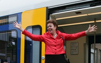 UTRECHT - Ruim 70 procent van de reizigers geeft de NS een algemene beoordeling van een 7 of hoger. Foto ANP