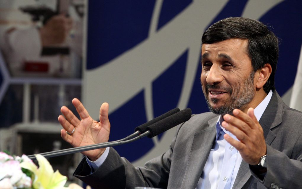 De Iraanse president Ahmadinejad. Foto EPA