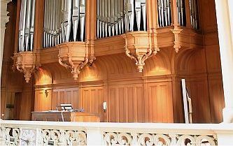 Het orgel in de Sainte-Trinité in Parijs. Foto D.E. Versluis