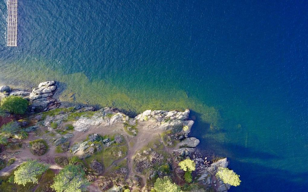 Het Coeur d’Alene-meer in de Amerikaanse staat Idaho, waar het ongeluk gebeurde. Beeld Unsplash