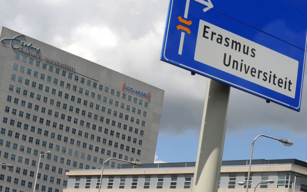 Exterieur Erasmus Universiteit. Foto ANP