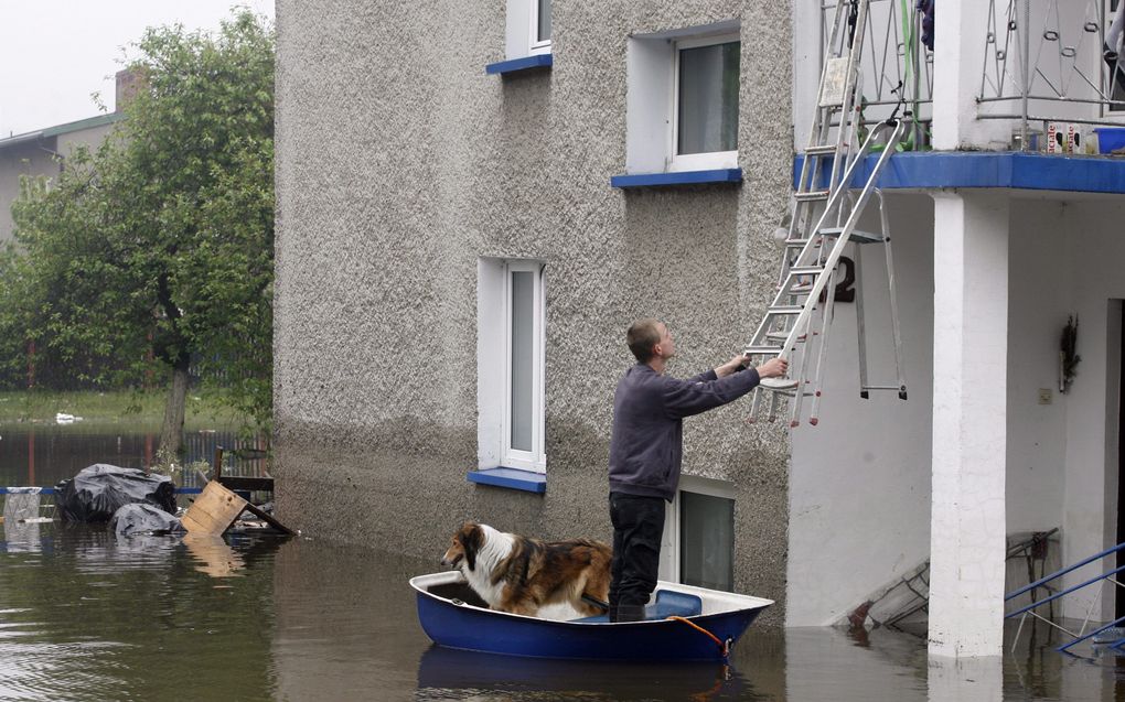 Dodental overstromingen Polen loopt op. Foto EPA