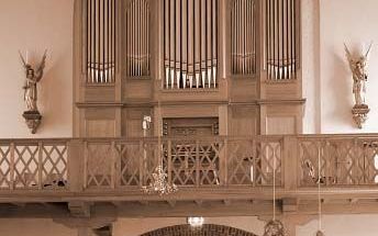 Het orgel in de H. Gertrudis van Lottum. Foto SOL, Ton Reijnaerdts