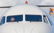Koning Willem-Alexander vliegt vooral zijn ontspanning. Dat zegt hij woensdag in een interview met De Telegraaf. beeld ANP