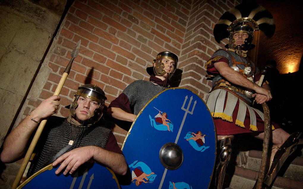 Romeinse soldaten in de Domtoren. Foto ANP