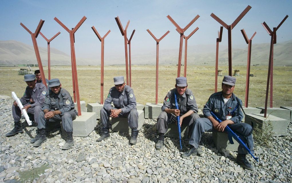 Afghaanse politie. Foto EPA