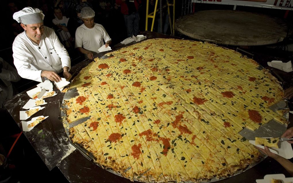 Big pizza. Foto EPA