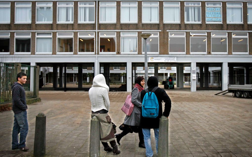 Het Islamitisch College Amsterdam sluit zijn deuren. Foto ANP