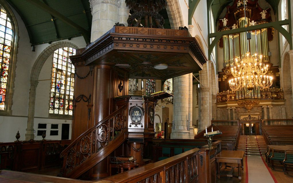 GOUDA – Interieur van de Sint-Janskerk in Gouda. Alle bij de kerk betrokken werkgroepen en stichtingen hebben zich verenigd in Stichting Goudse Sint-Jan. Foto RD, Anton Dommerholt