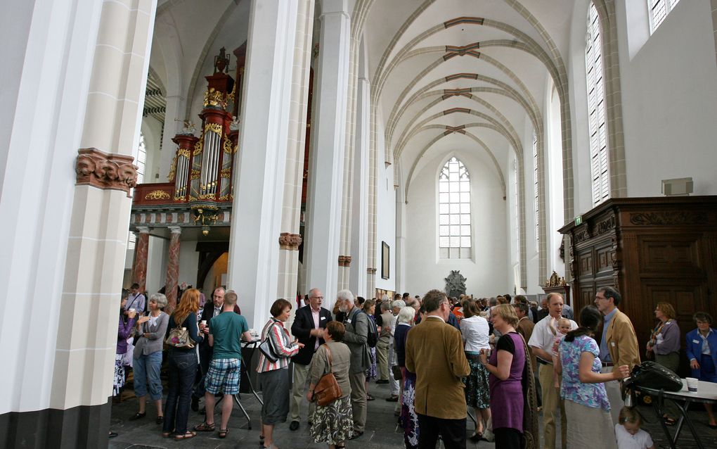 Wycliffe Bijbelvertalers Nederland bestaat veertig jaar. Zaterdag was er een jubileumbijeenkomst in de Jacobikerk in Utrecht. Zie refdag.nl voor meer foto’s. Foto RD, Anton Dommerholt