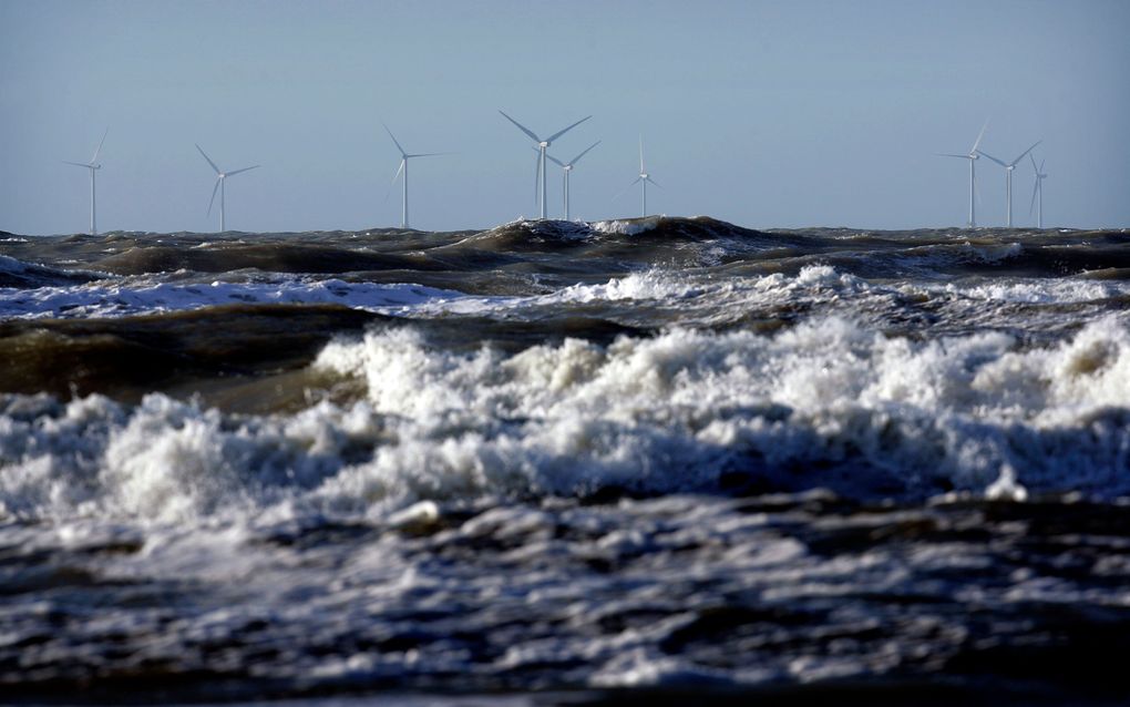 Noordzee voor de kust van Egmond. Foto ANP