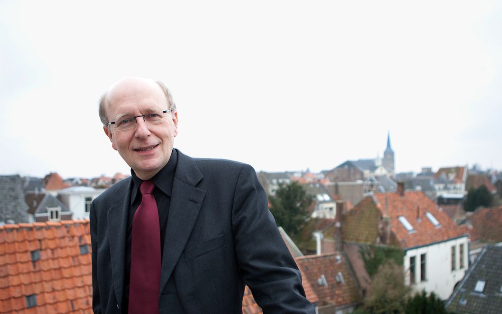 Prof. dr. M. te Velde: „Brummelkamp was door zijn irenische karakter een verbindende schakel binnen de beweging van de Afscheiding.” Foto RD, Henk Visscher