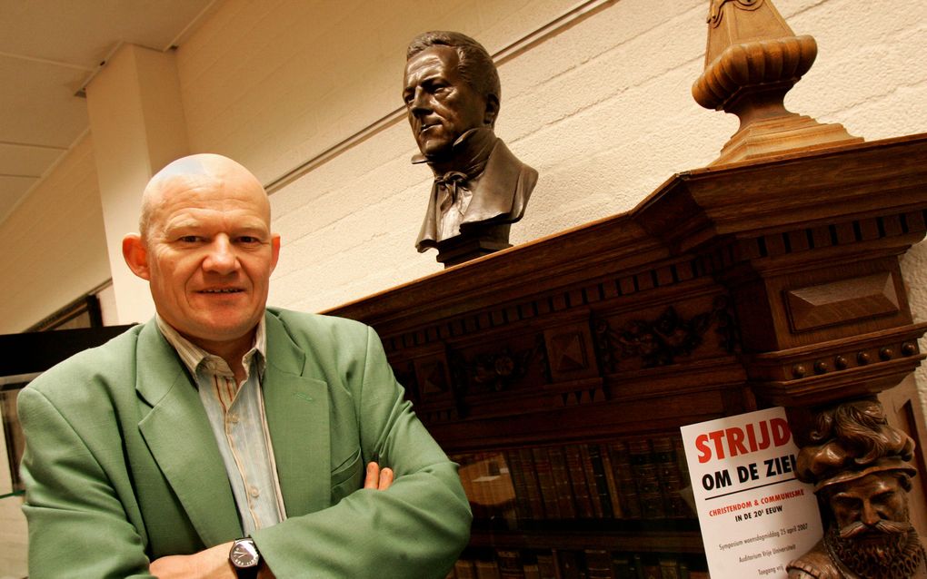 De historicus Wim Berkelaar sprak met de „laatste getuigen” van de kerkscheuring die tijdens de Tweede Wereldoorlog onder gereformeerden plaatsvond.	Foto RD, Anton Dommerholt