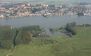 Luchtopname van Polder Stededijk. beeld Staatsbosbeheer, boswachter Van der Neut