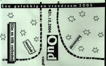 MOERKAPELLE â€“ De gemeente Zevenhuizen Moerkapelle verspreidde deze week in de het dorp Moerkapelle een kaartje waarop de regels rond de nieuwjaarsviering zijn uitgelegd. Verschillende gemeenten die speciaal beleid hebben ontwikkeld rond de nieuwjaarsvur