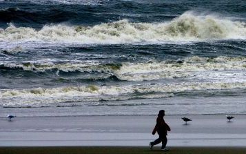 Storm met windkracht 9 in het waddengebied. Foto RD-archief