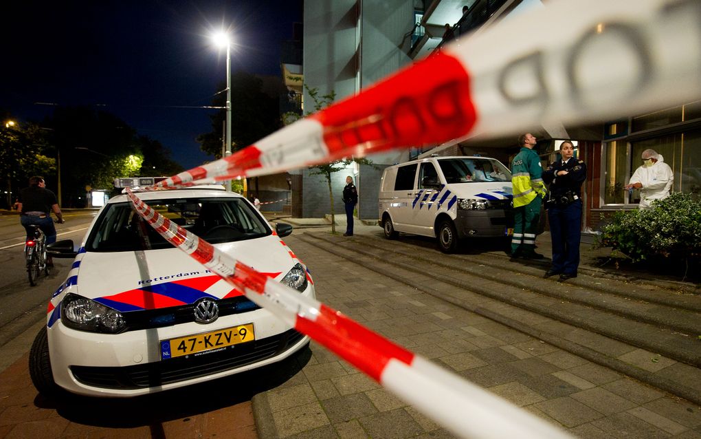 SP'er Van Raak wil de bezuinigingen op de politie van tafel. Foto ANP