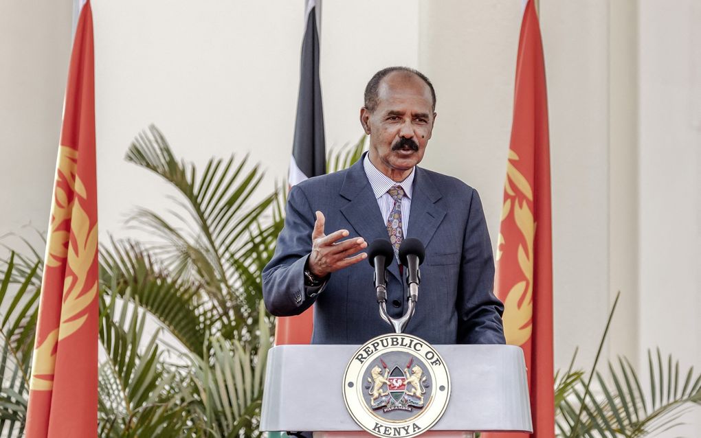 President Isaias Afewerki. beeld AFP, Luis Tato