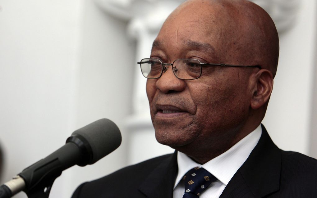 KAAPSTAD - De Zuid-Afrikaanse president Zuma. Foto EPA