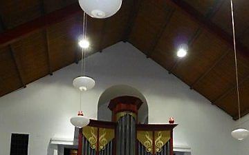 Het orgel van Fonteyn & Gaal dat in Achterberg moet komen. Beeld hersteld hervormde gemeente Achterberg