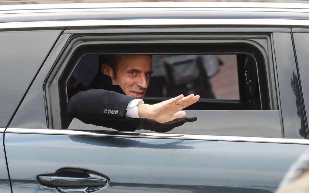 Macron. beeld AFP