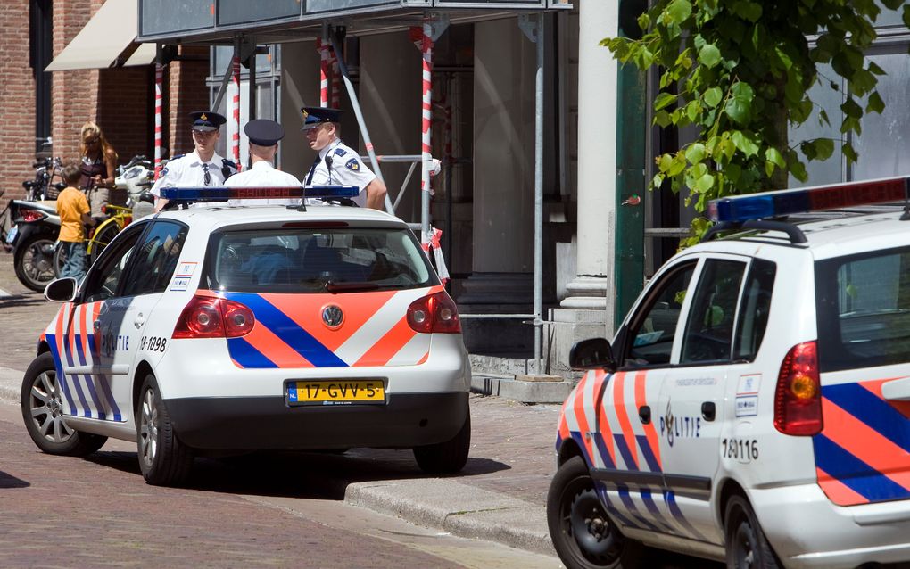 De politie heeft vrijdagochtend in Dordrecht een waarschuwingsschot gelost bij de arrestatie van een Hagenaar.  Foto ANP