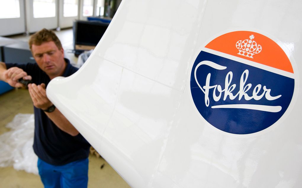 Medewerker van Fokker. Fokker gaat assemblage JSF in Papendrecht doen. Foto ANP