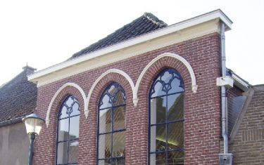 HATTEM â€“ In de voormalige synagoge in Hattem is nu een reclamebureau gevestigd. Foto RD