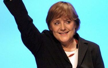 CDU-voorzitter Angela Merkel. Foto EPA.