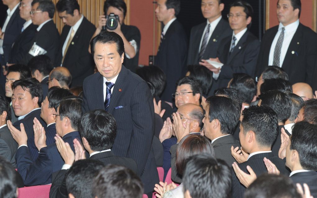 Naoto Kan maakt grote kans de nieuwe premier van Japan te worden. Foto EPA