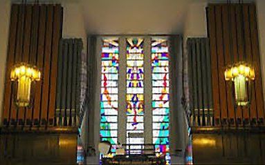 het gerestaureerde Furtwängler & Hammer orgel uit 1930 in de Jeruzalemkerk in de Baarsjes.            Beeld PKN Amsterdam