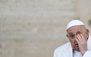 Paus Franciscus. beeld AFP, Alberto Pizzoli