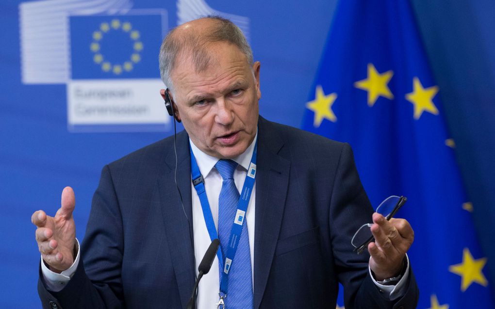 EU-commissaris Vytenis Andriukaitis (Gezondheid en Voedselveiligheid). beeld EPA