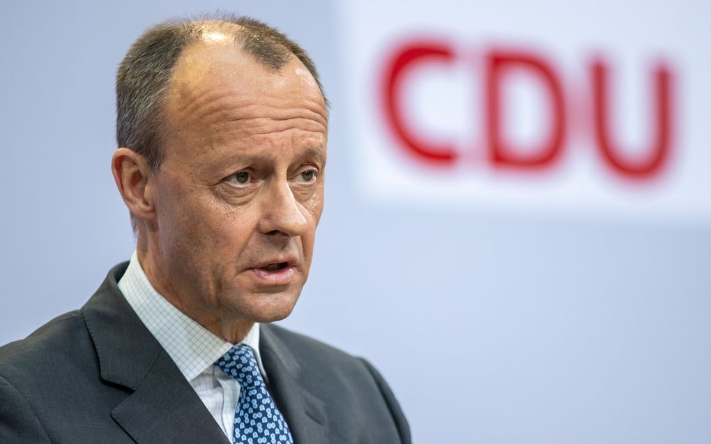 CDU-leider Friedrich Merz. beeld EPA, Andreas Gora