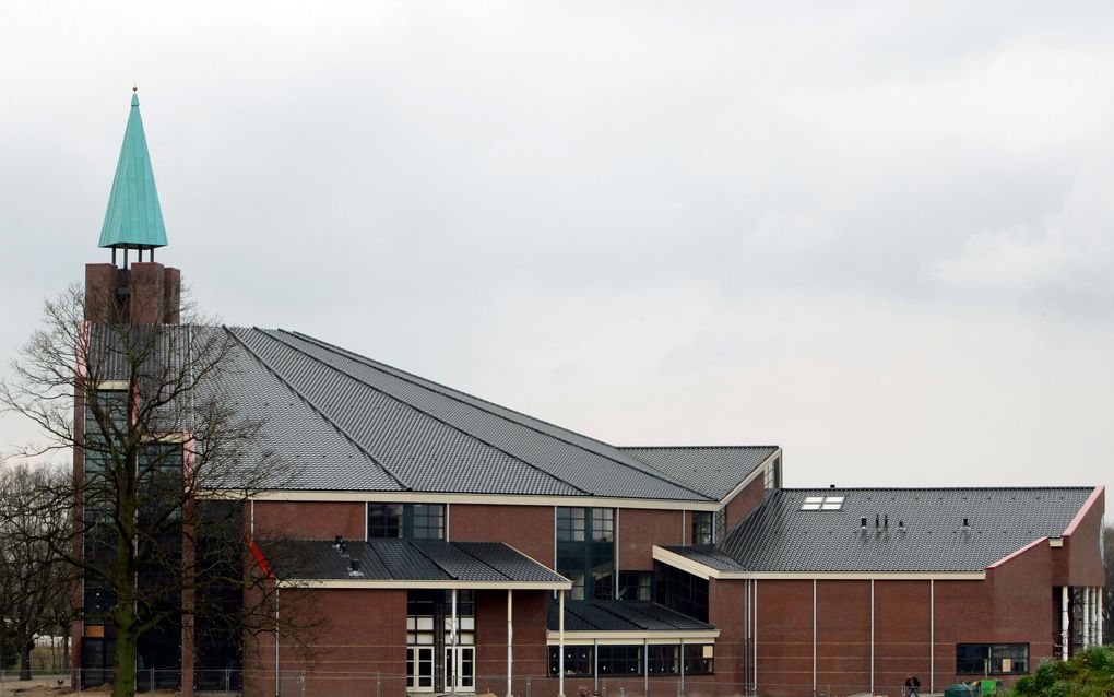 Kerkgebouw van de gereformeerde gemeente in Nederland te Barneveld. Foto ANP