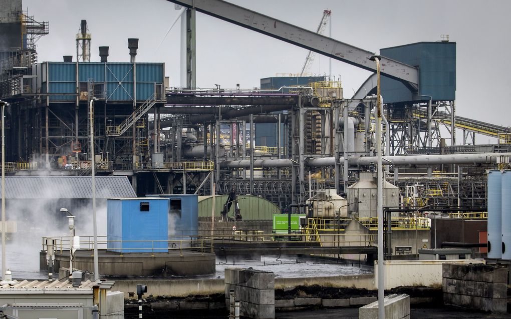 Industriebedrijf Tata Steel. beeld ANP, Koen van Weel