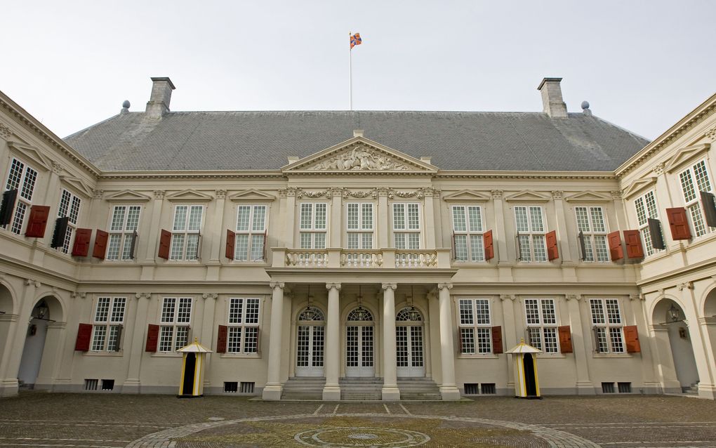 Exterieur Paleis Noordeinde in Den Haag. beeld ANP, Valerie Kuypers 