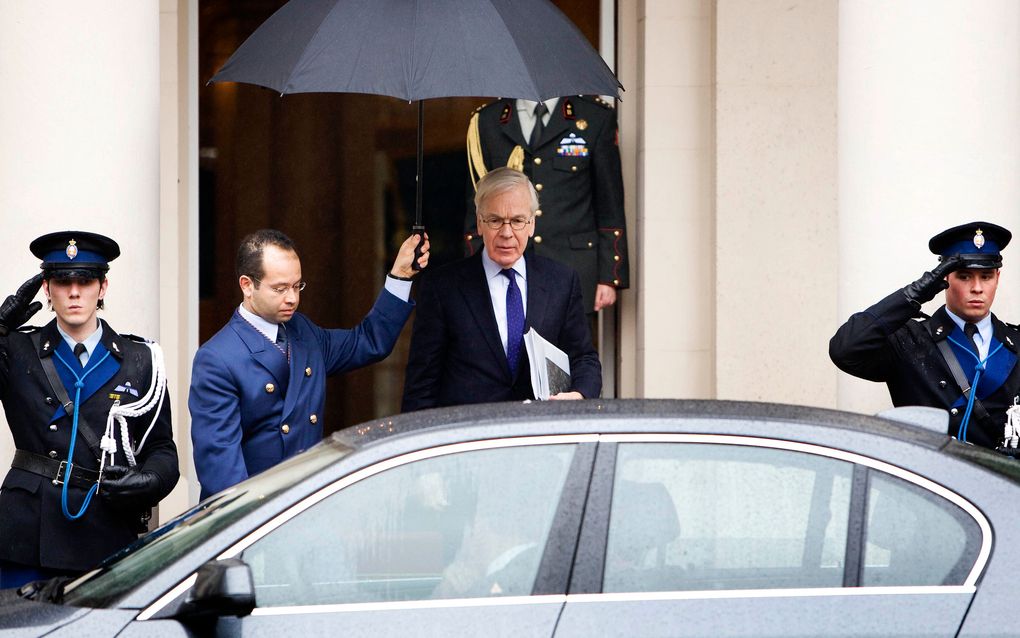 Tjeenk Willink, vicepresident van de Raad van State, eerder dit jaar bij het verlaten van Paleis Noordeinde in Den Haag. Foto ANP