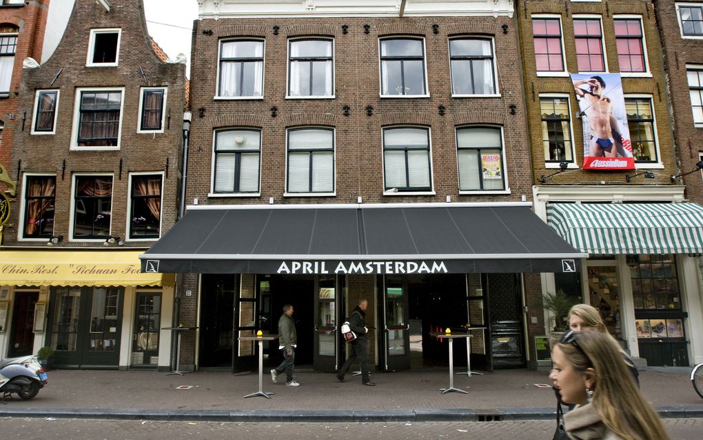 Een van de kroegen van Sjoerd Kooistra, café April in Amsterdam. Foto ANP