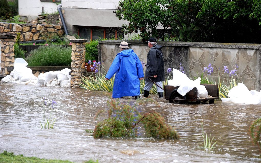 Overstroming Hongarije. Foto EPA