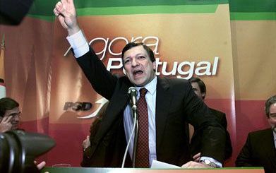 De beoogde nieuwe premier van Portugal, PSD-leider JosÃ© Durao Barroso. - Foto ANP