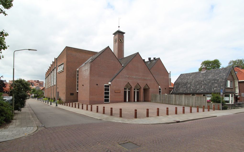 Het kerkgebouw van de gereformeerde gemeente te Barneveld. beeld RD