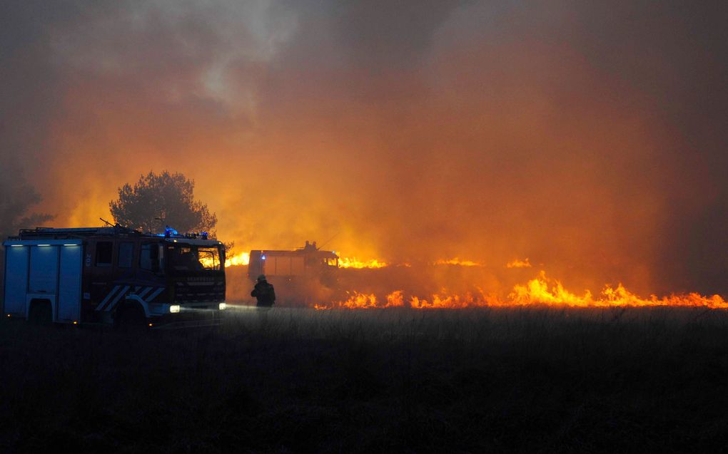 Brand eerder dit jaar bij Hoog Soeren. Foto ANP