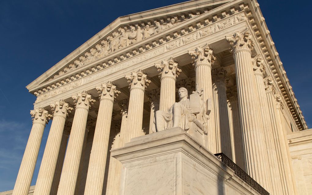 Het Hooggerechtshof in Washington. beeld EPA, Michael Reynolds